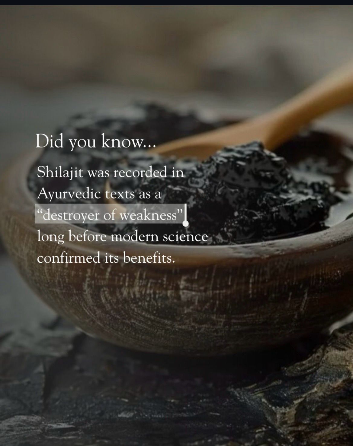 Shilajit:Why it's Called the Ancient Destroyer of Weakness