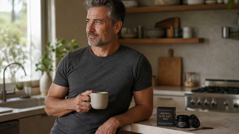 Shilajit for Men Over 40: Why Your  Body Needs Different Supplements  Than at 25