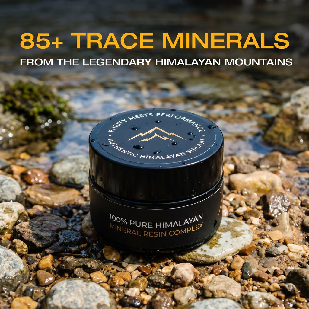 Montavita Himalayan Shilajit Resin — Pure Mineral Complex (20 g)