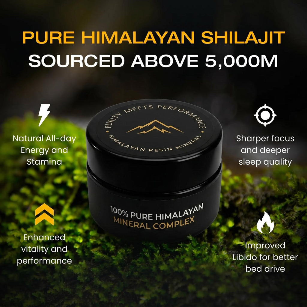 Montavita Himalayan Shilajit Resin — Pure Mineral Complex (20 g)
