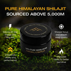 Montavita Himalayan Shilajit Resin — Pure Mineral Complex (20 g)