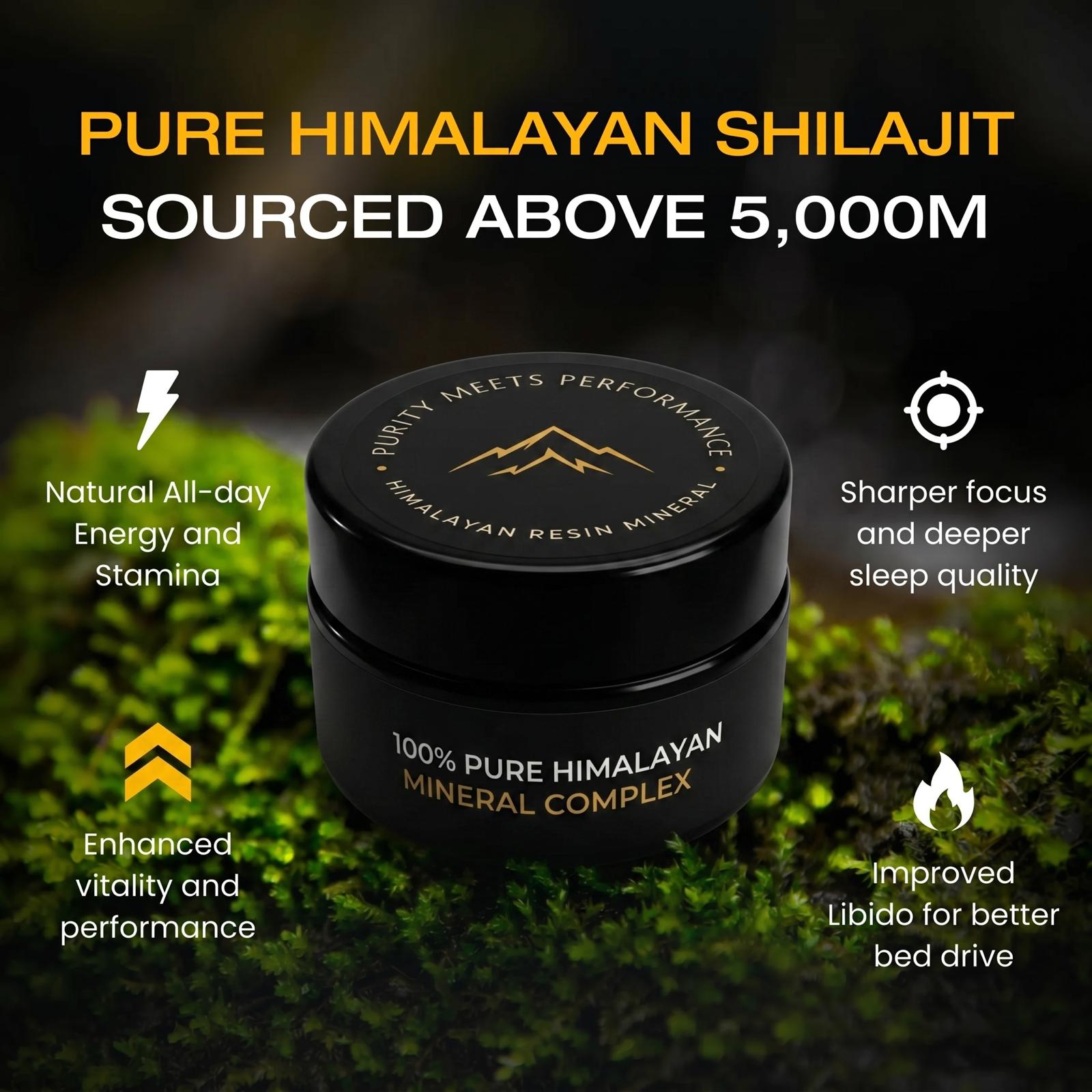 Montavita Himalayan Shilajit Resin — Pure Mineral Complex (20 g)