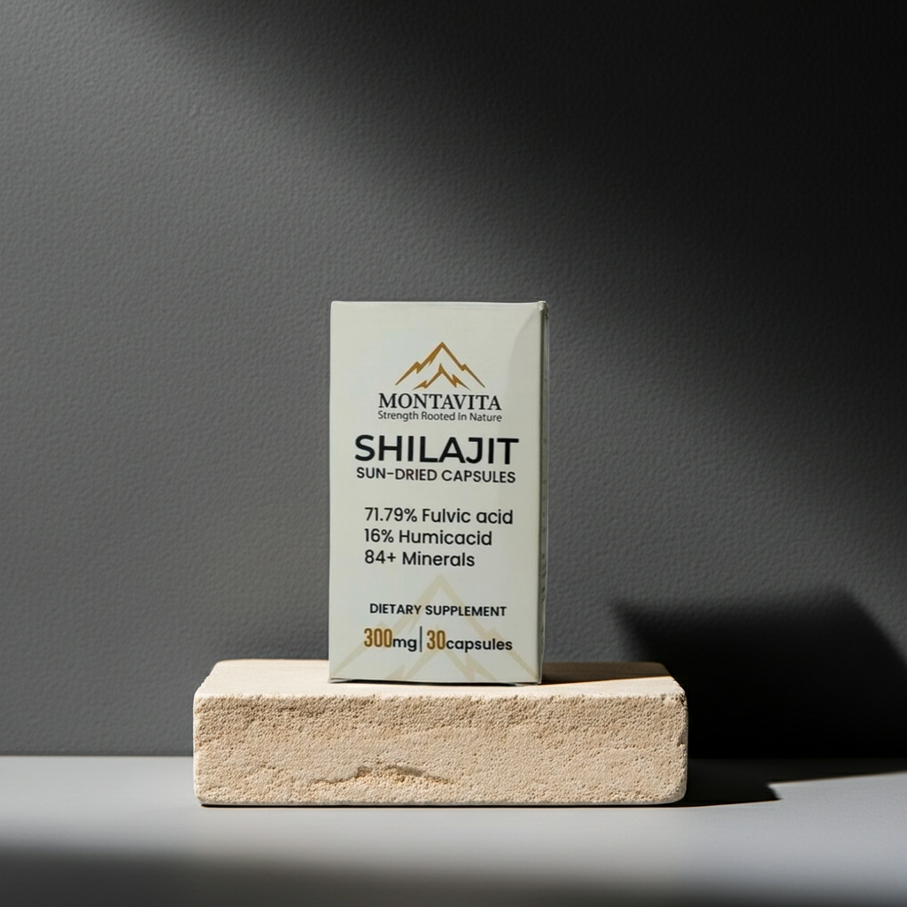 Pure Himalayan Shilajit Sun-Dried Capsules