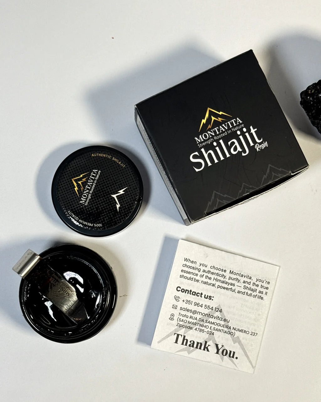 Montavita Himalayan Shilajit Resin — Pure Mineral Complex (20 g)